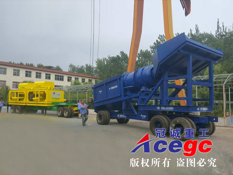 巖金尾礦移動(dòng)式淘金車(chē)